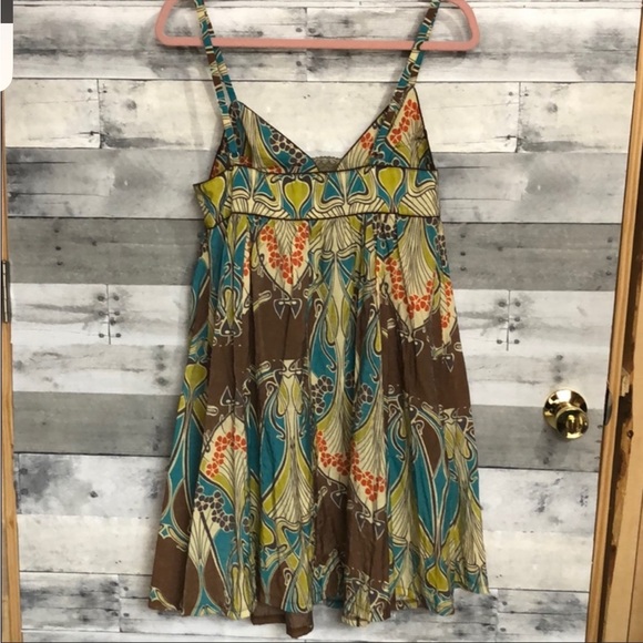 Fumblin Foe Boho Print Dress Large